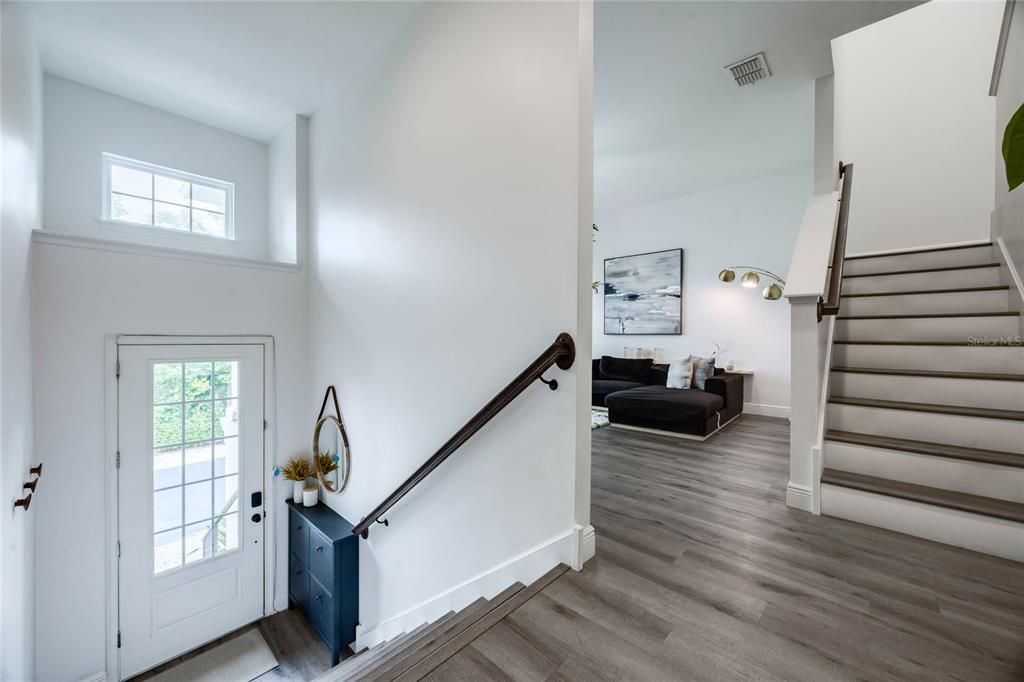 Entranceway to the 2nd floor, main living area.