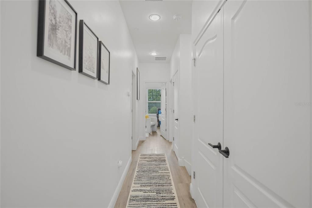 3rd floor hallway to the secondary bedrooms.