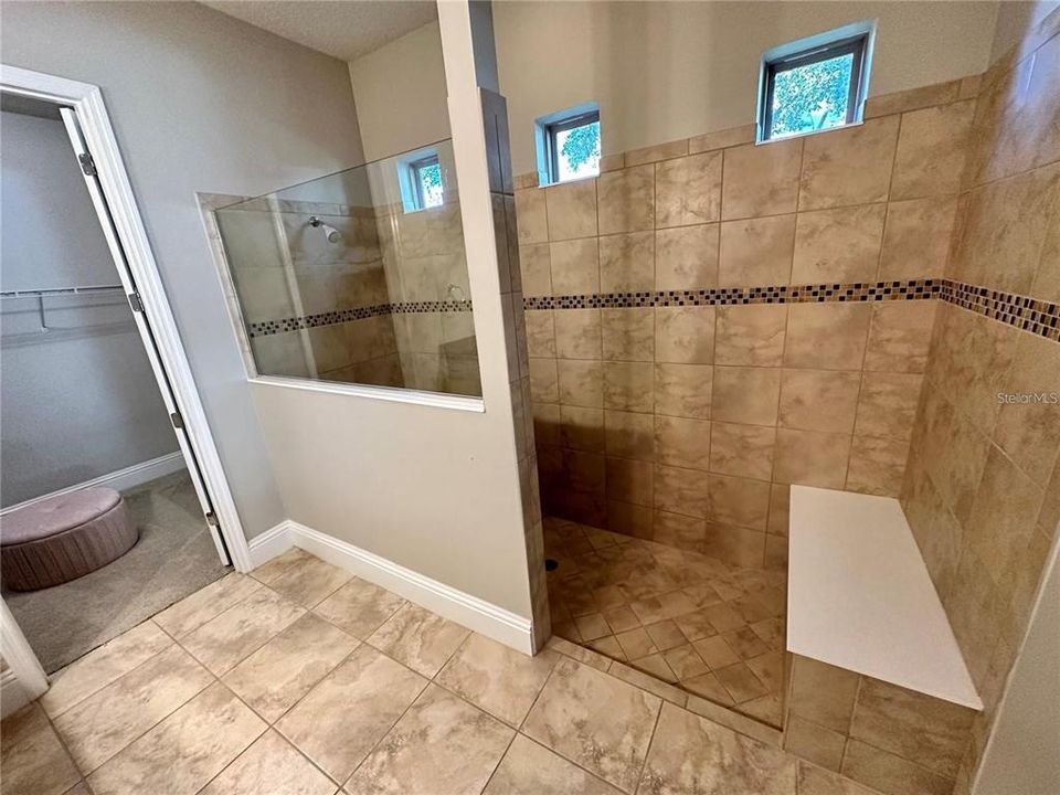 Master bedroom shower