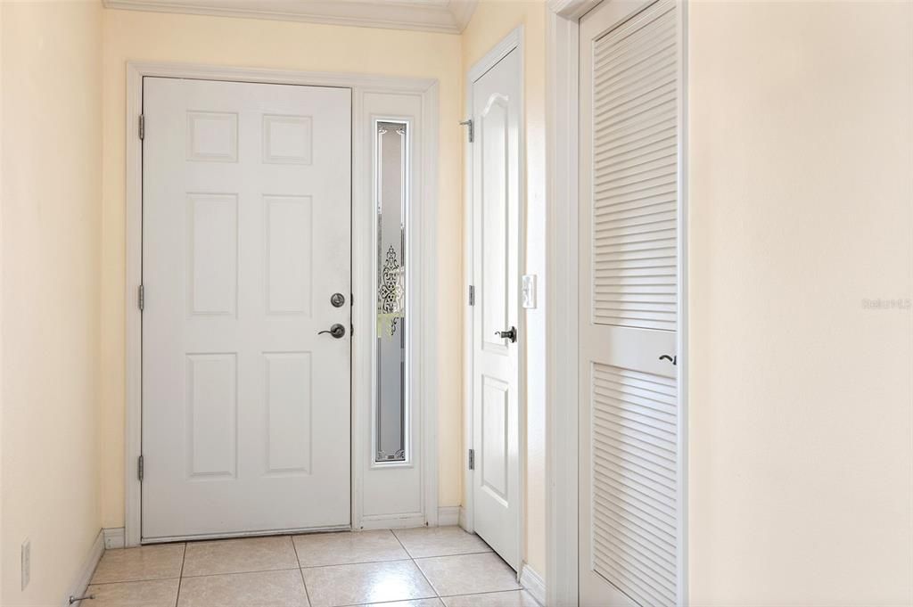 Foyer - Entry Way - Notice Coat Closet