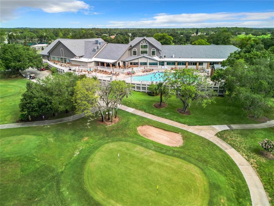 View of golf course