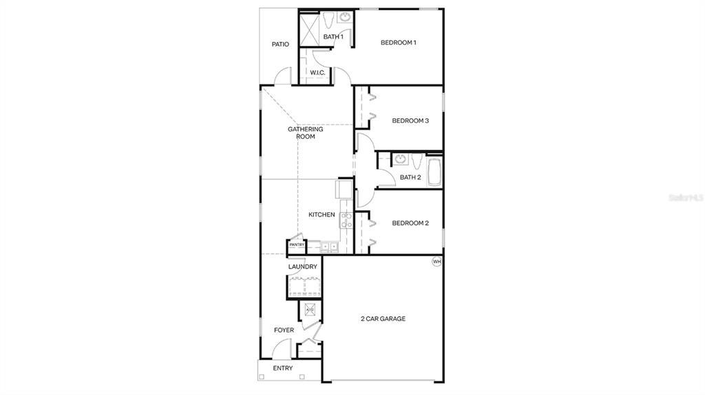 Activo con contrato: $312,990 (3 camas, 2 baños, 1222 Pies cuadrados)