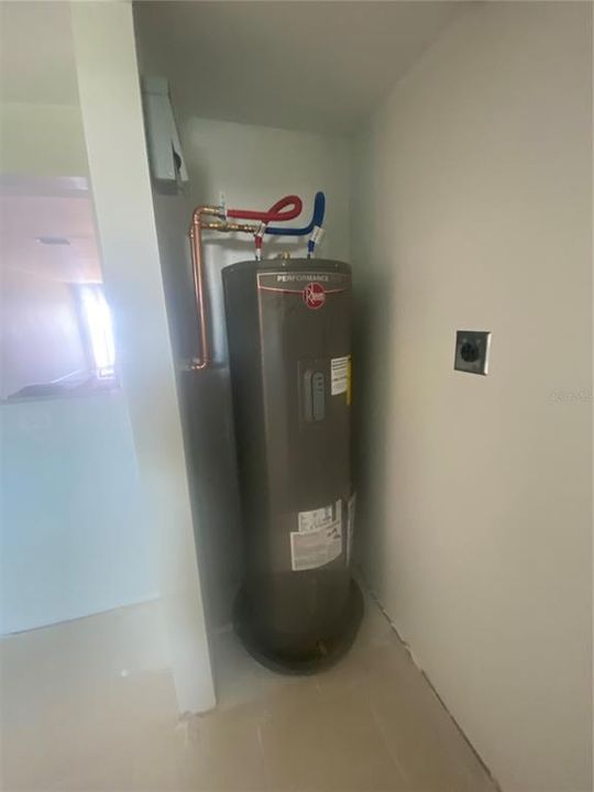 New hot water heater