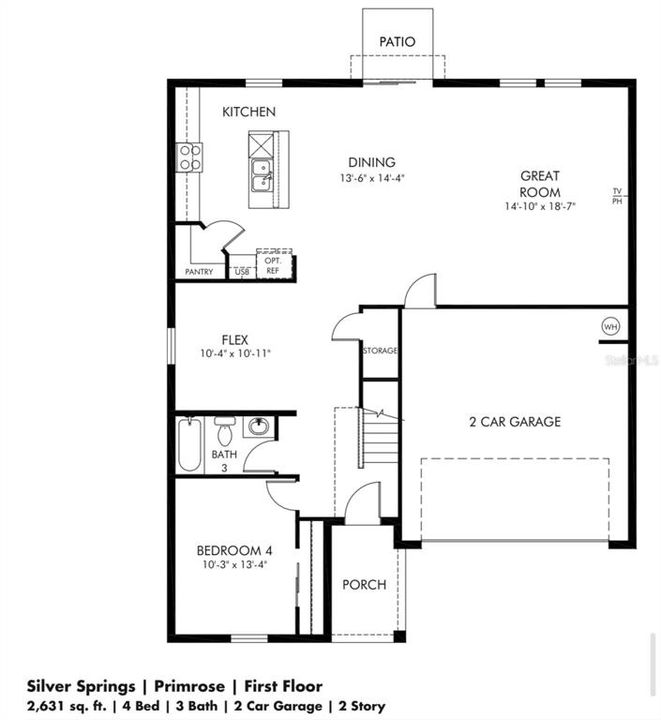 Active With Contract: $2,550 (4 beds, 3 baths, 2634 Square Feet)