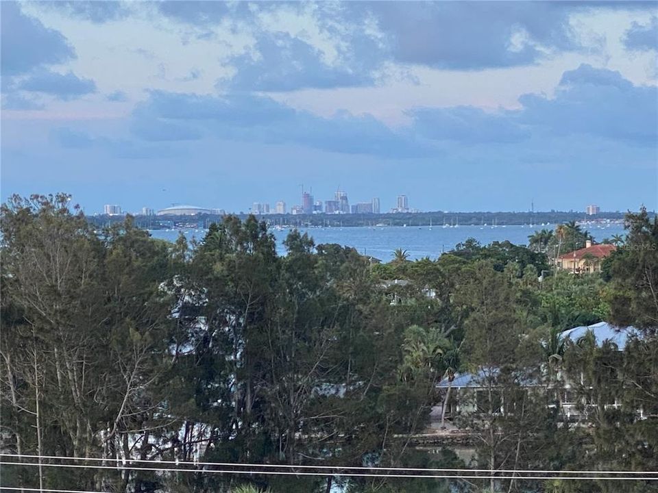 View of Boca Ciega Bay and Downtown St Petersburg