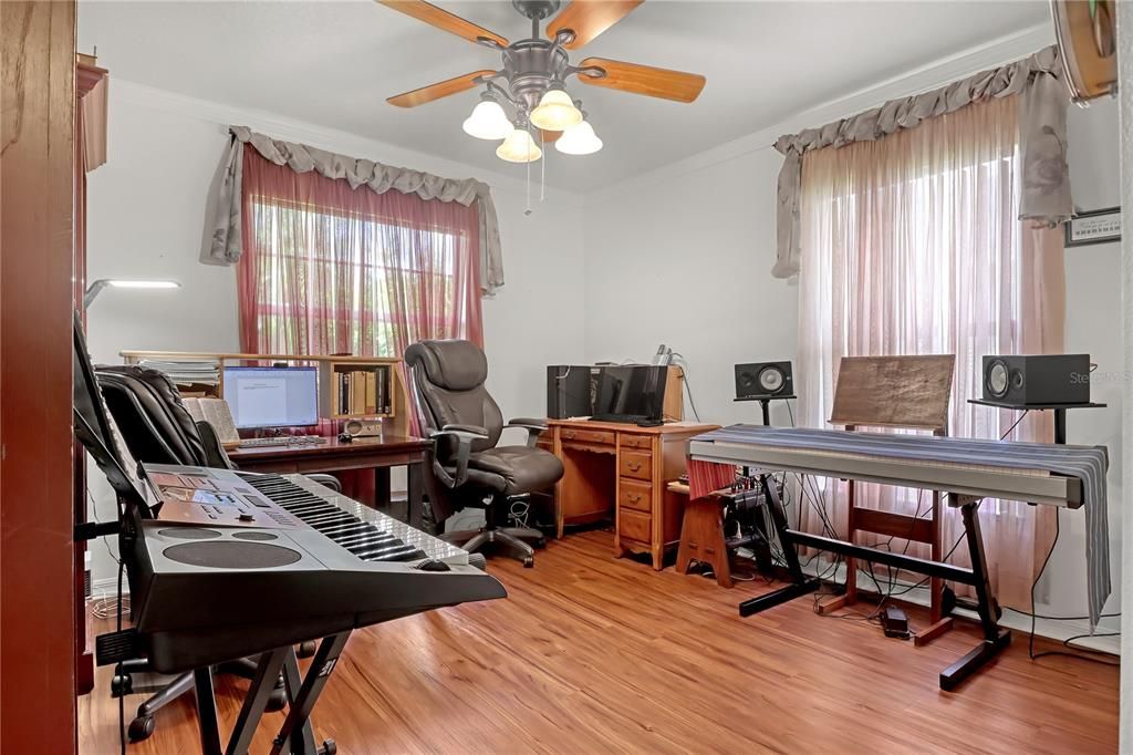 Bedroom 4 - used as an office and/or music room