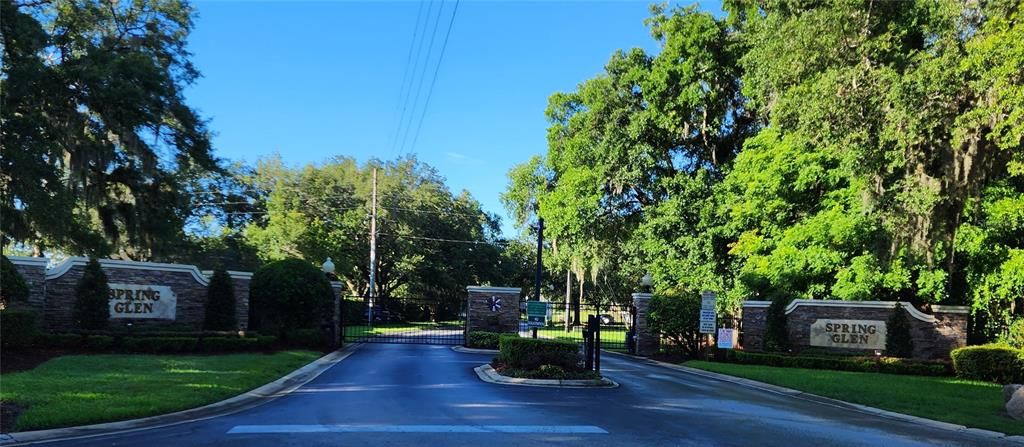 Gated entrance