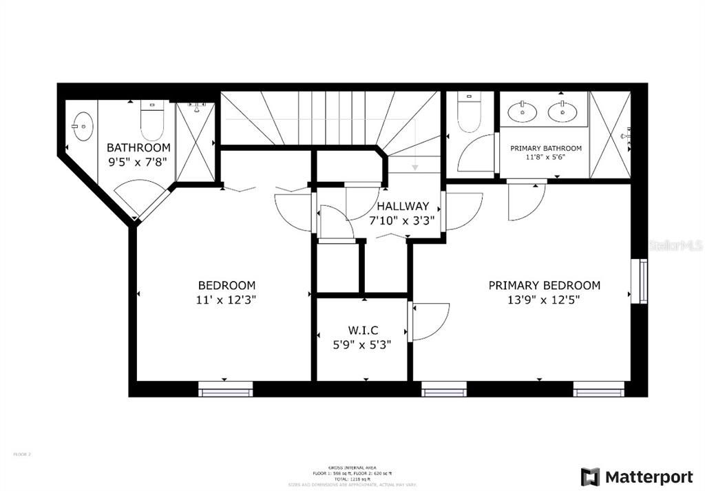 Upstairs Floorplan