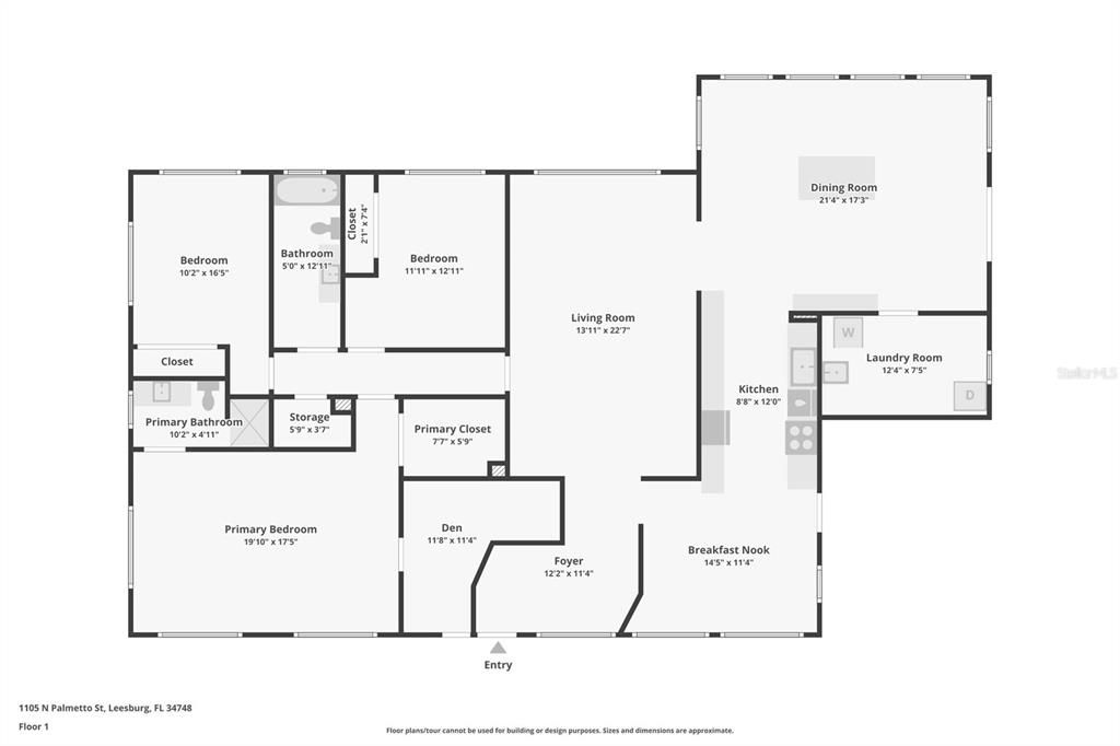 На продажу: $280,000 (3 спален, 2 ванн, 1809 Квадратных фут)