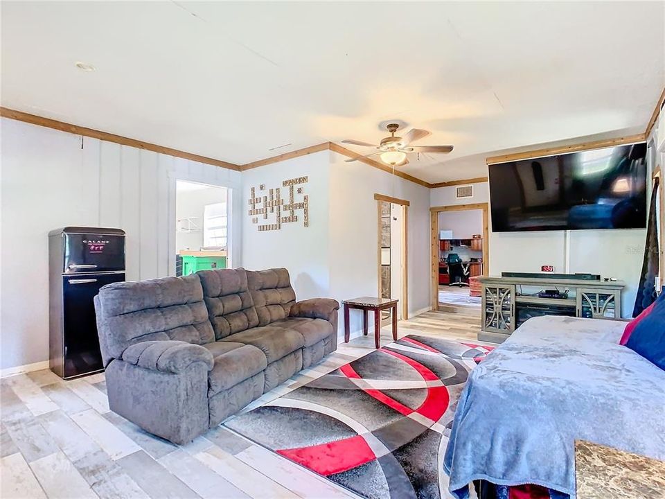 Family room space in the master bedroom suite / In-Law suite.