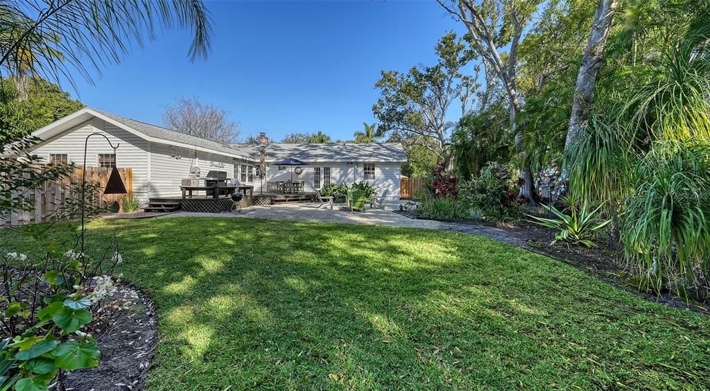 Expansive Back Yard