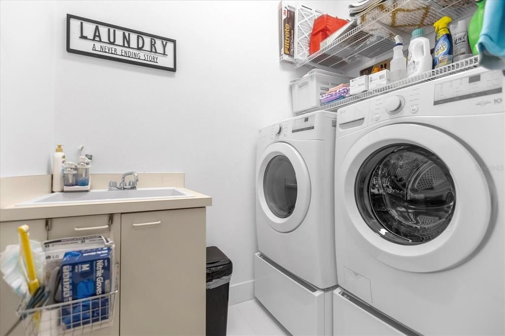 Second Floor Laundry Room.