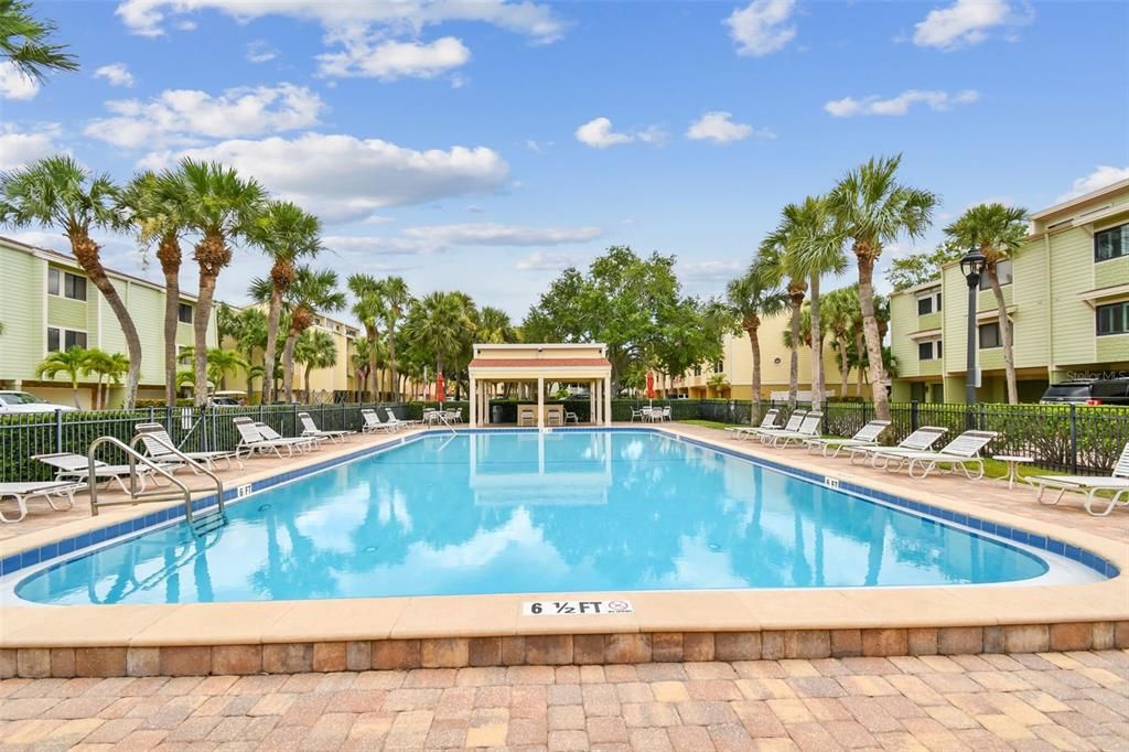 One of two community pools.  Perfect for gathering