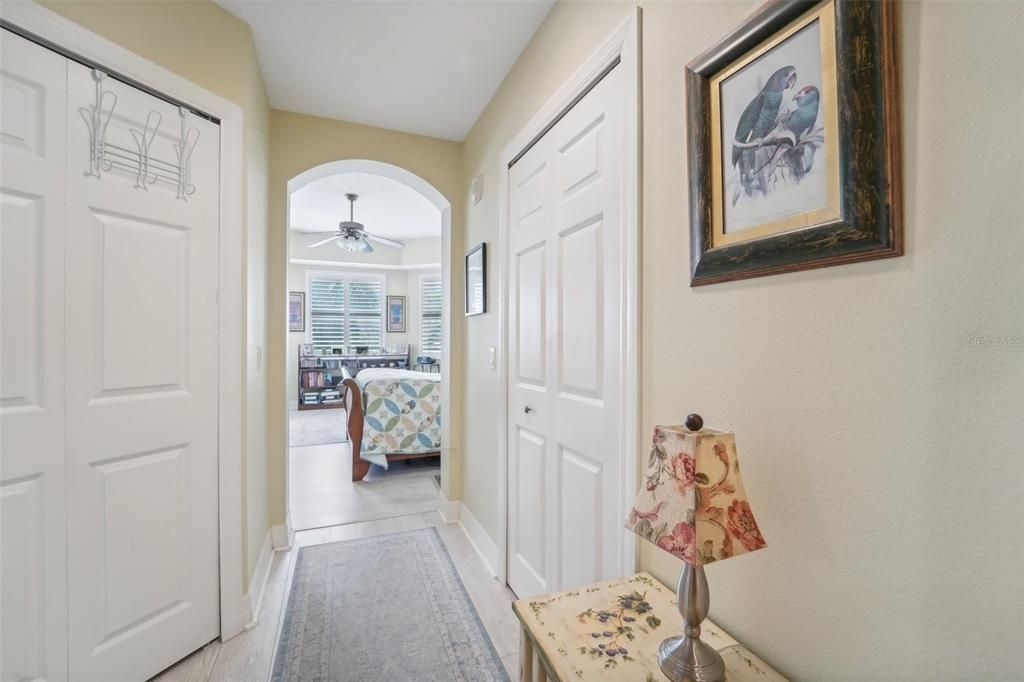 Private Entry to the Master Suite, 2 Walk-In Closets