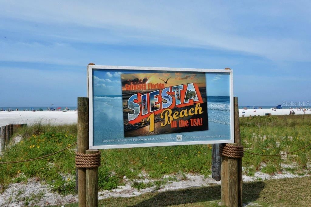 Siesta Beach named #1 in the Country multiple times