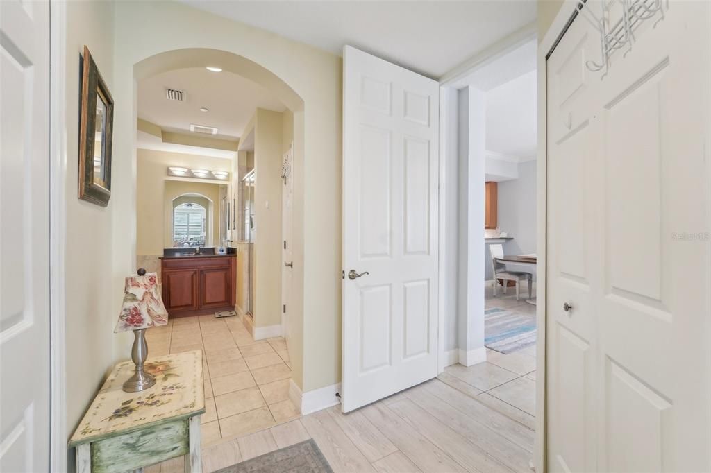 Entry to Master Bedroom and Luxury Bathroom