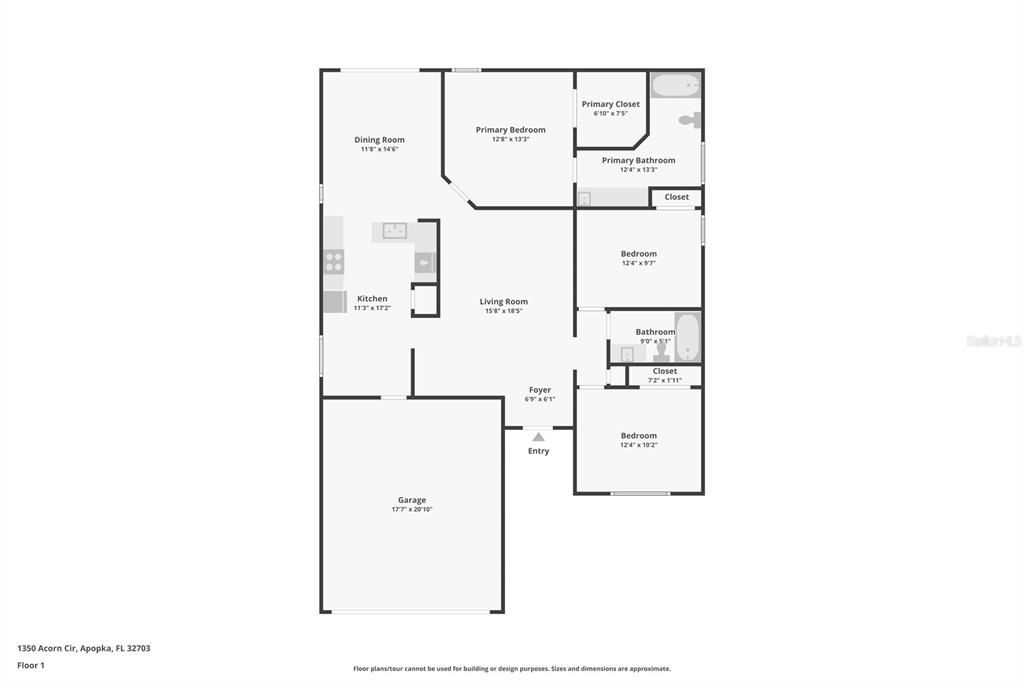 Active With Contract: $349,900 (3 beds, 2 baths, 1484 Square Feet)