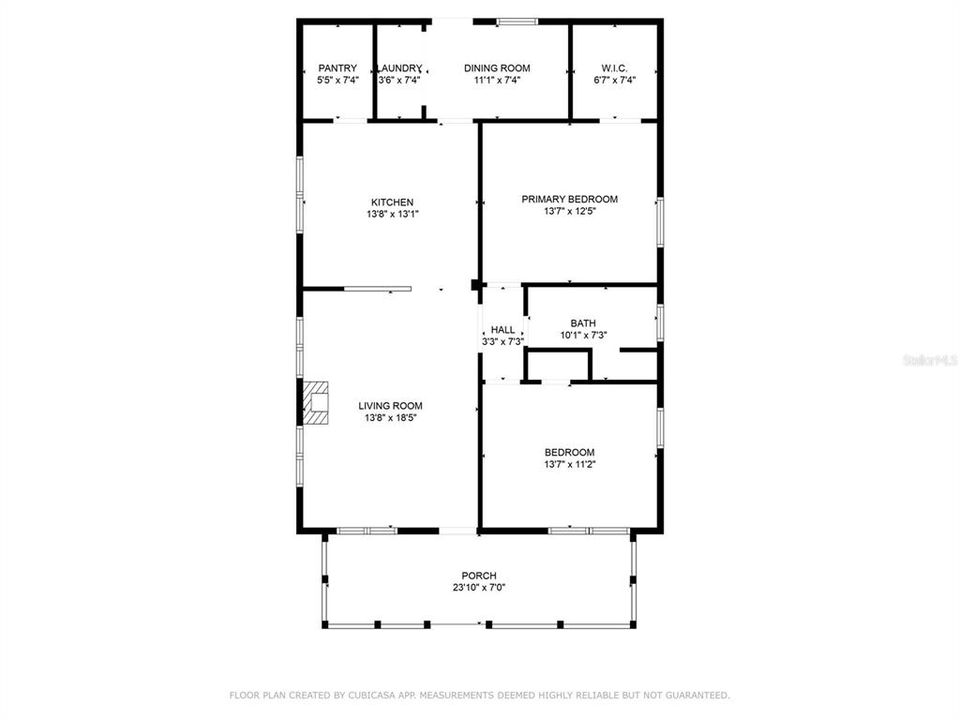 На продажу: $295,000 (2 спален, 1 ванн, 932 Квадратных фут)