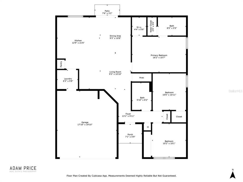 For Sale: $265,000 (3 beds, 2 baths, 1196 Square Feet)