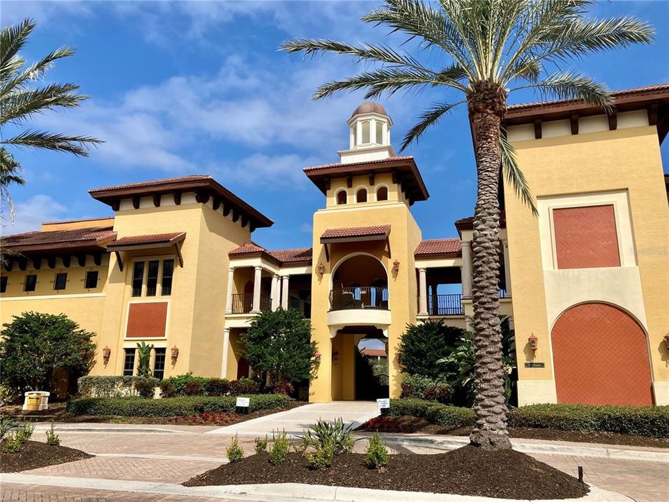 Clubhouse, main pool and cabana