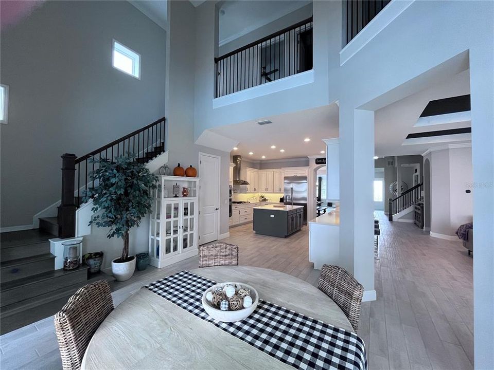 Breakfast Nook and Rear Staircase