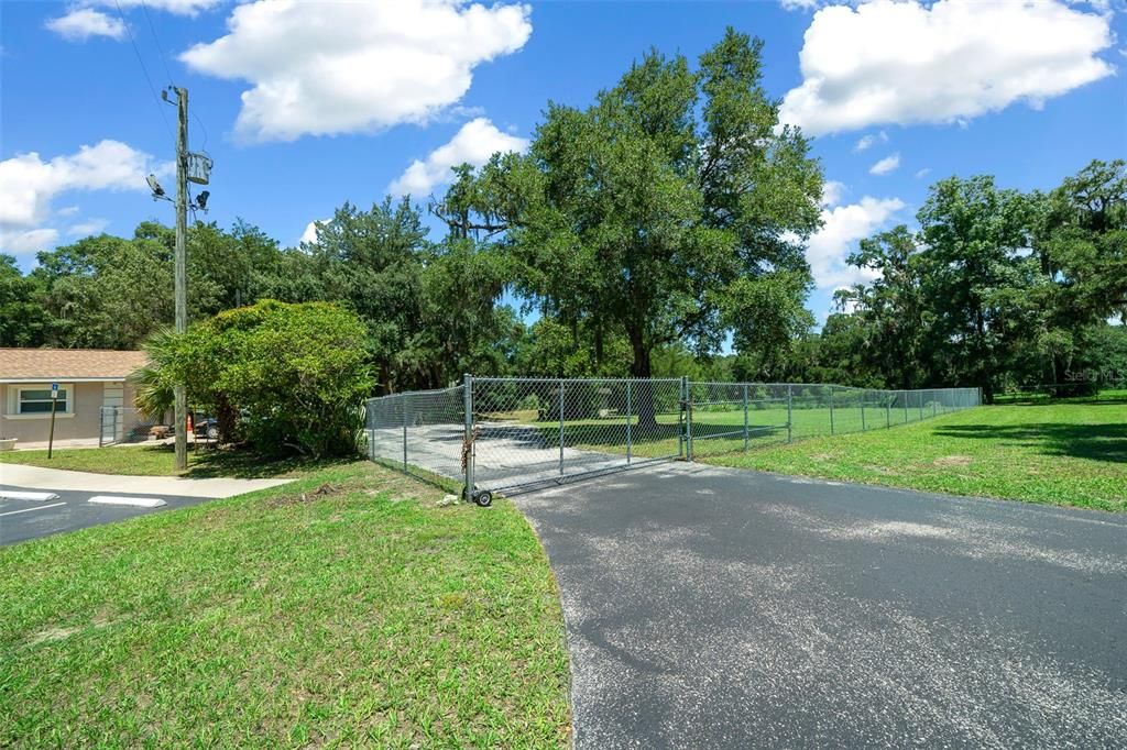 Gated area entrance