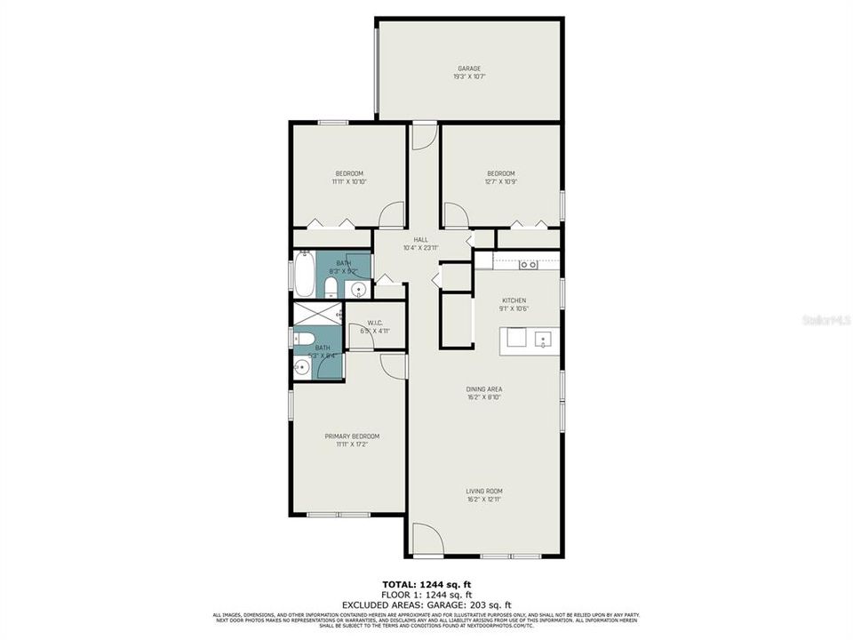 Active With Contract: $324,900 (3 beds, 2 baths, 1286 Square Feet)