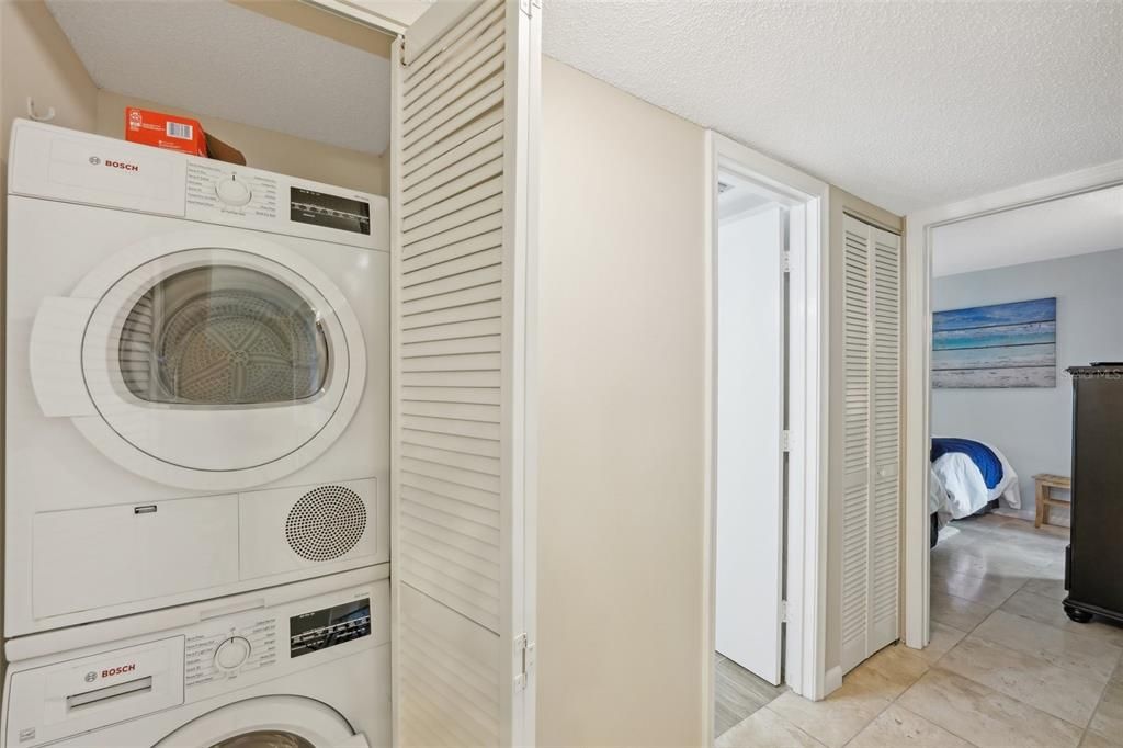 Inside Laundry Closet