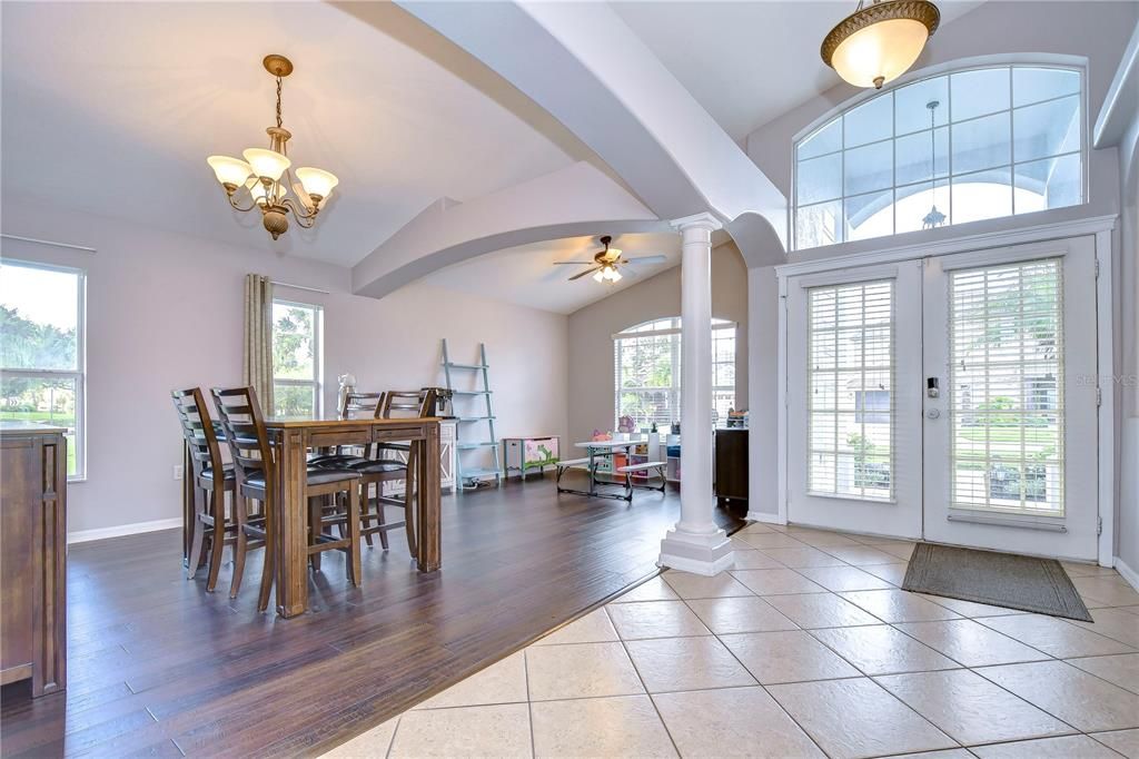 Large dining room for all your entertaining needs!