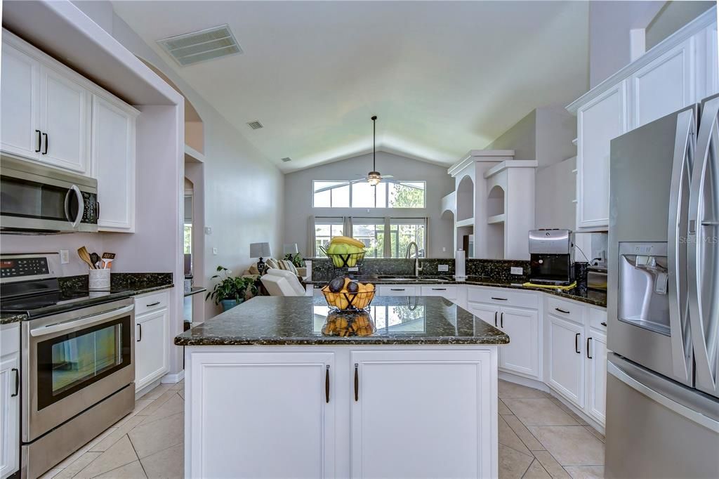 The remodeled kitchen is a chef's dream!