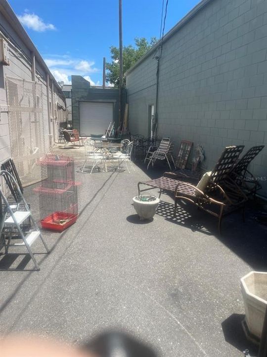 OPEN AREA IN FRONT OF GARAGE - GATED