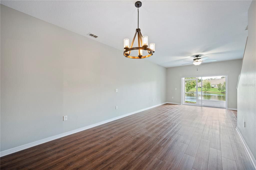 Living room/Dining room combo