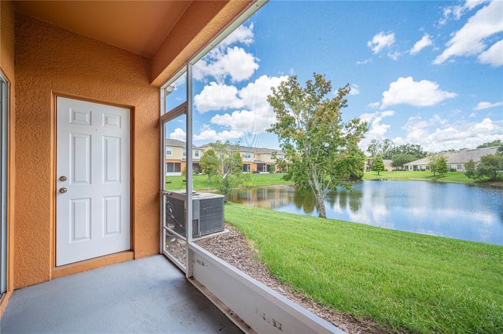 Screened in back porch