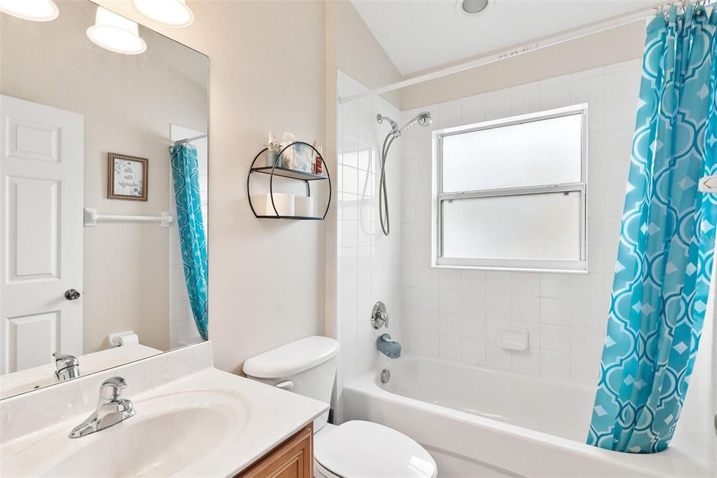 Guest Bathroom with Tub and Shower Combo