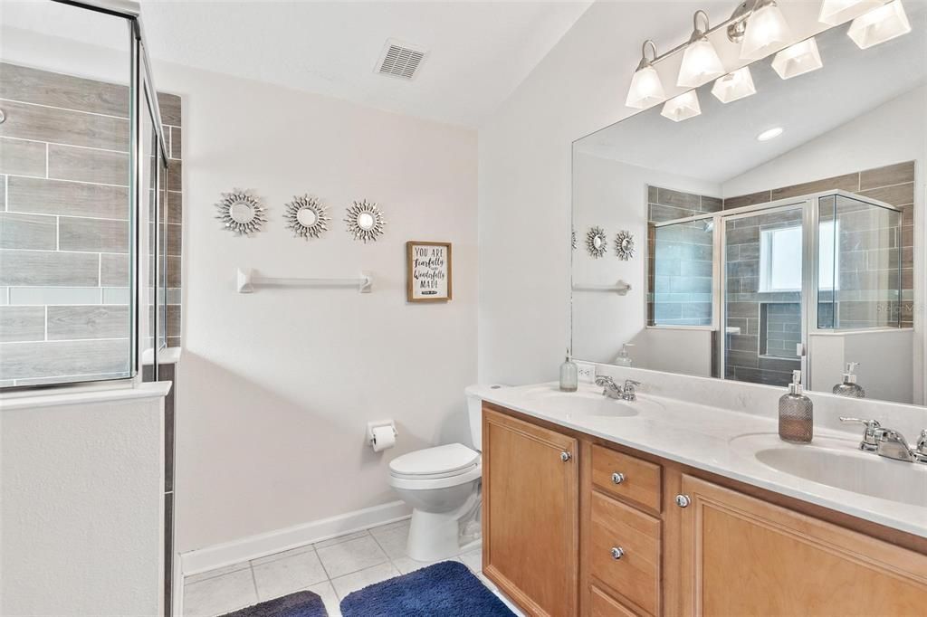 Primary Bathroom with Dual Sinks