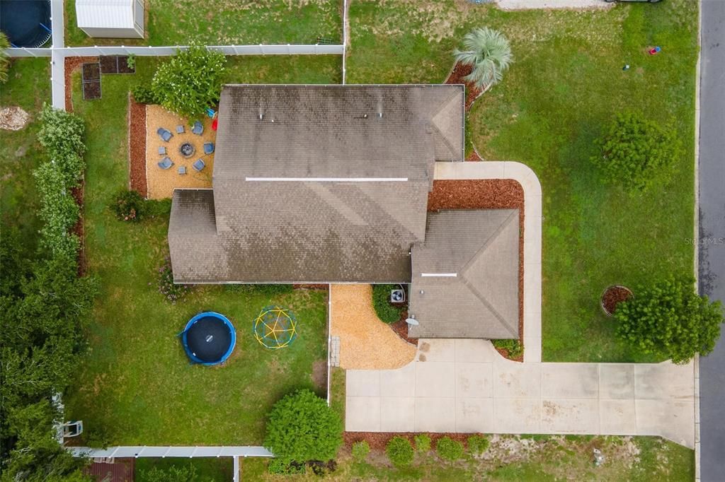 Aerial of Top View of Property