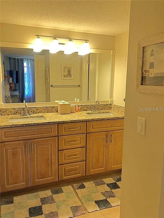 master bath ensuite with double sinks