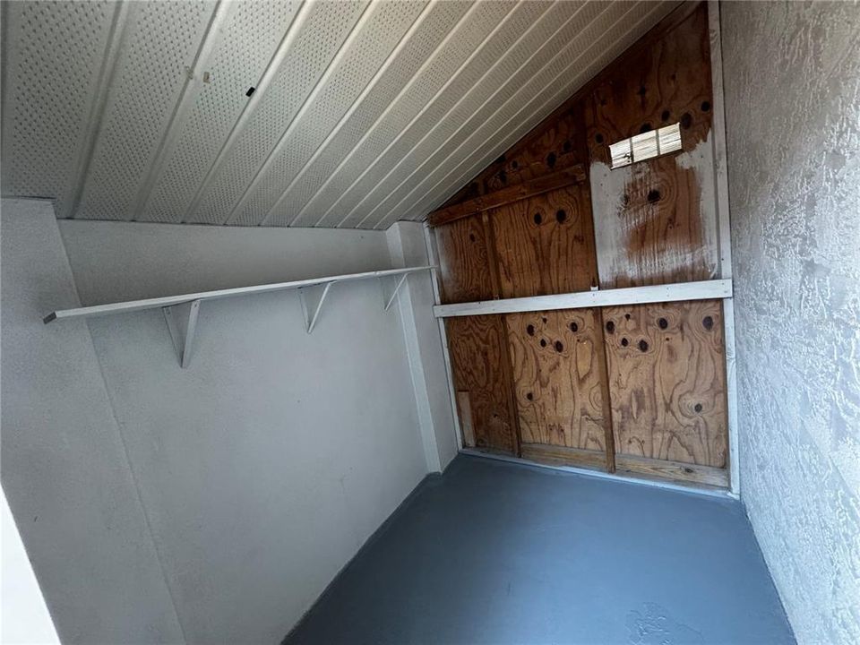 Front Storage Shed