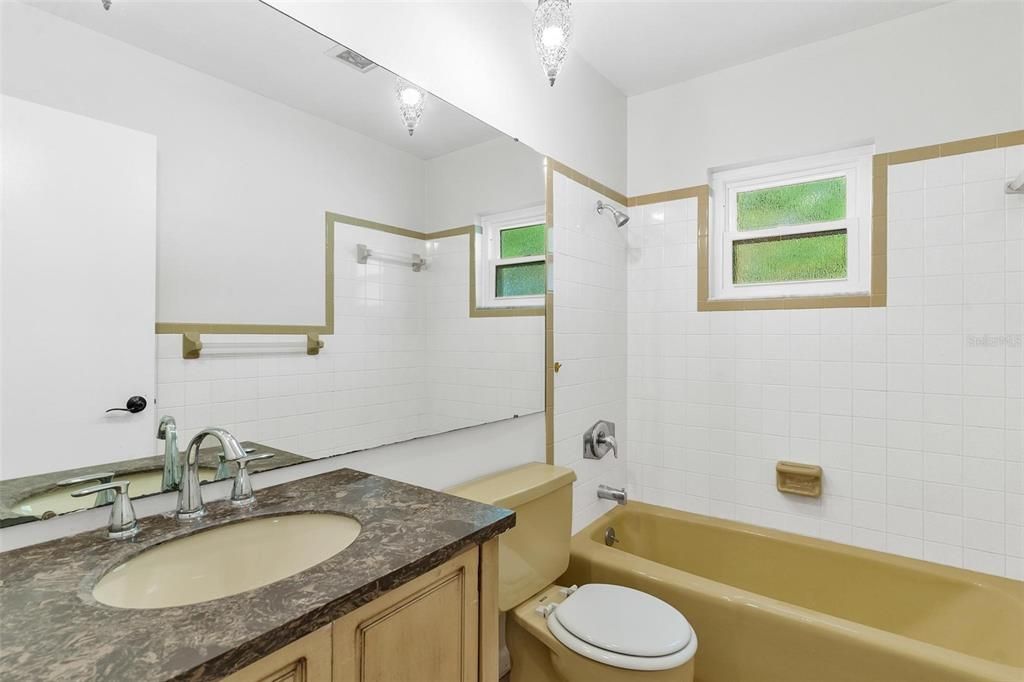 Guest Bathroom with Tub and Shower Combo