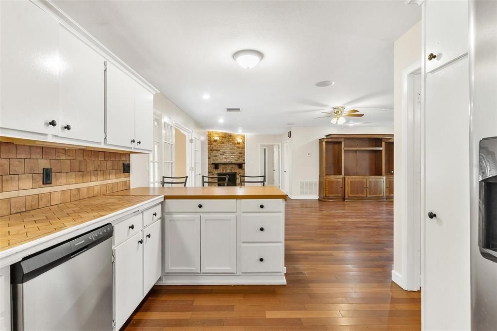 Kitchen overlooking Dining Area