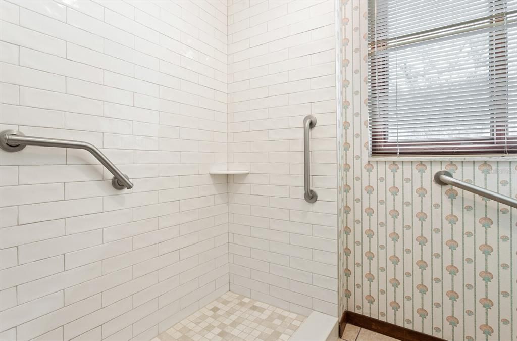 Walk-in shower!