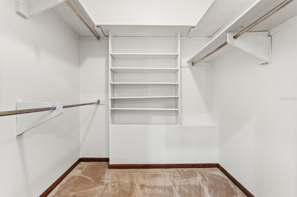 Walk-in closet!