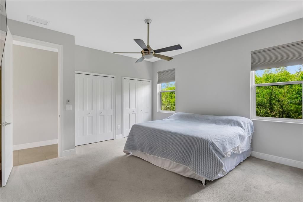 Master Bedroom with Windows