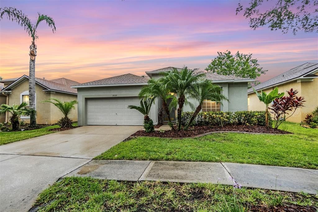 Front Exterior - 3 Bedrooms, 2 Bathrooms, 2 Car garage and fenced in home.