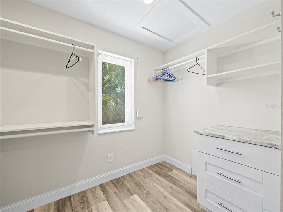 Primary Walk-In Closet