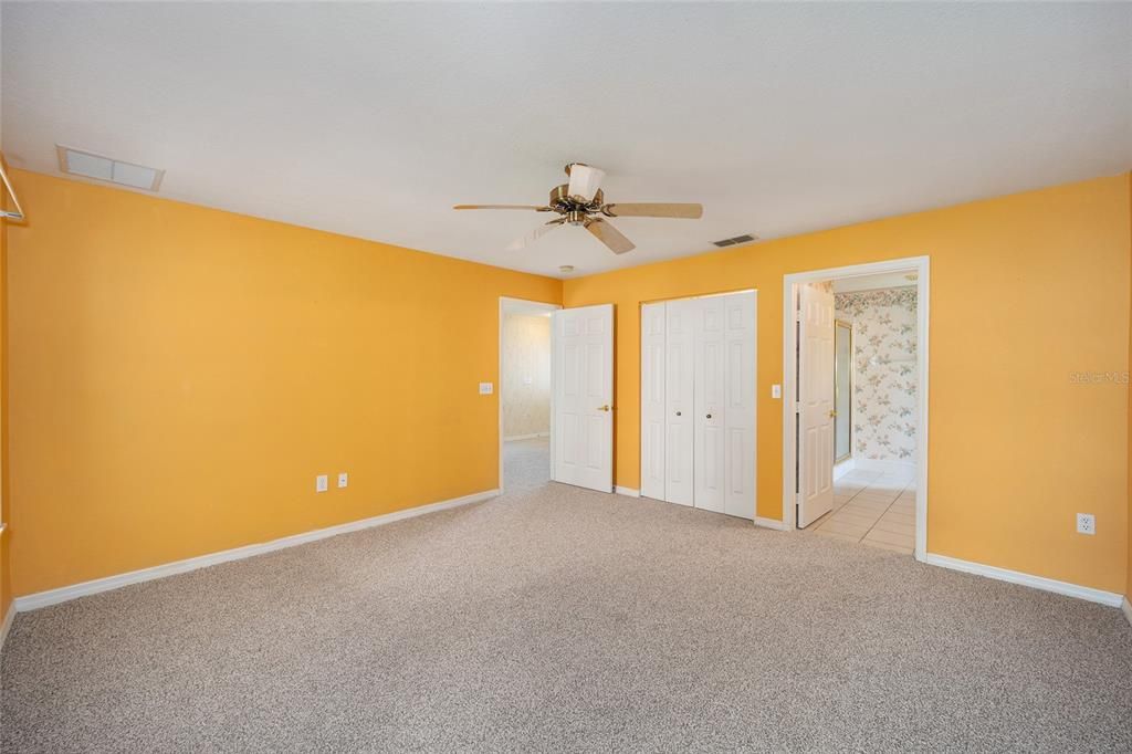 View toward bedroom entry