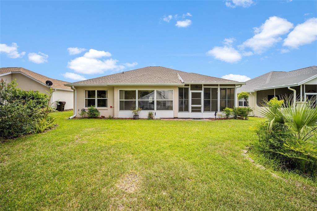 View of rear of home.