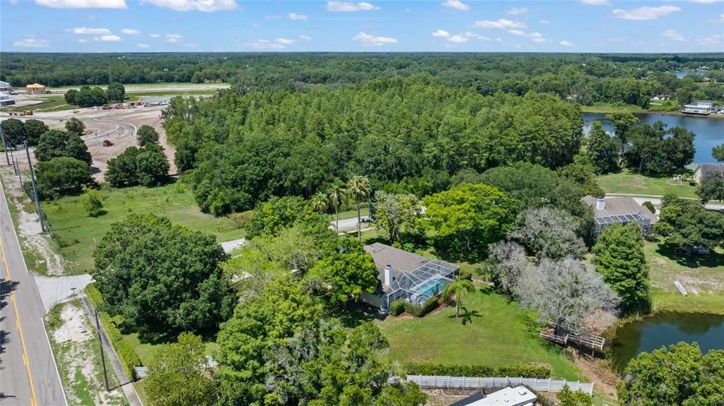 Corner lot with lake views