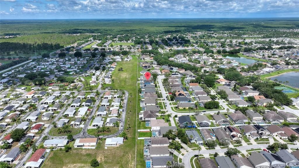 AERIAL VIEW OF THE COMMUNITY!