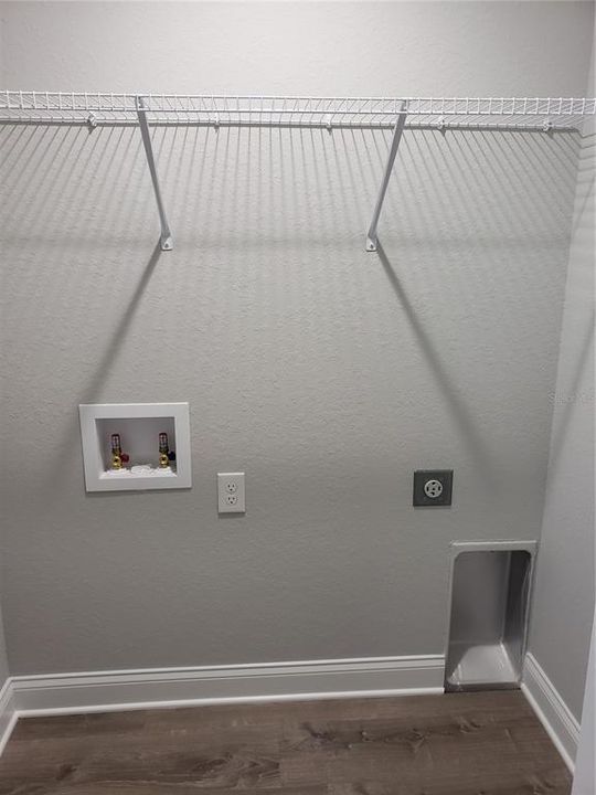 Laundry closet